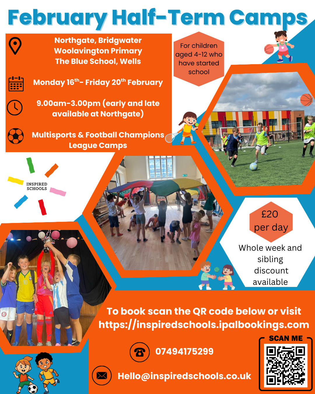 Upcoming Holiday Camps