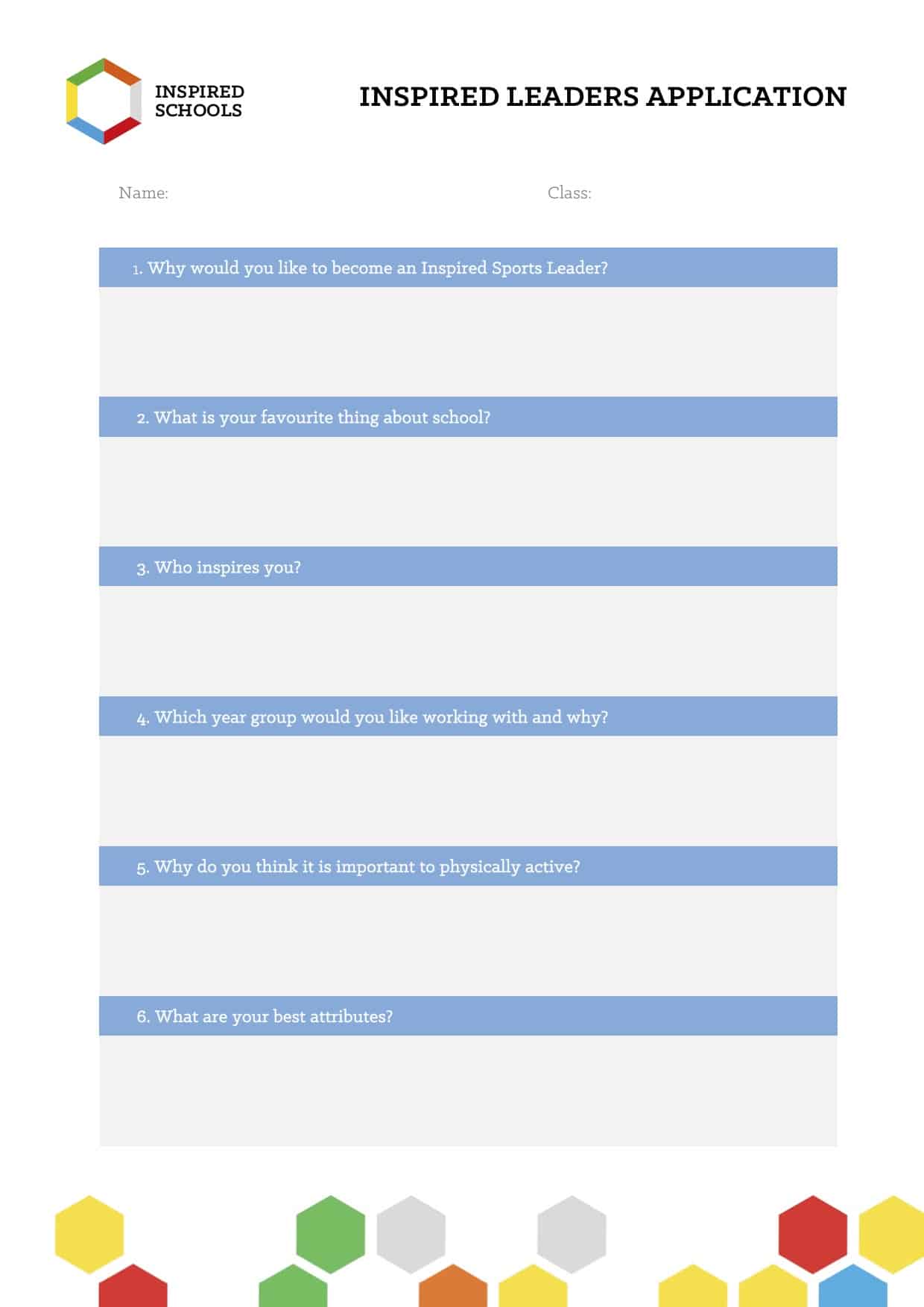 Inspired Leaders Application